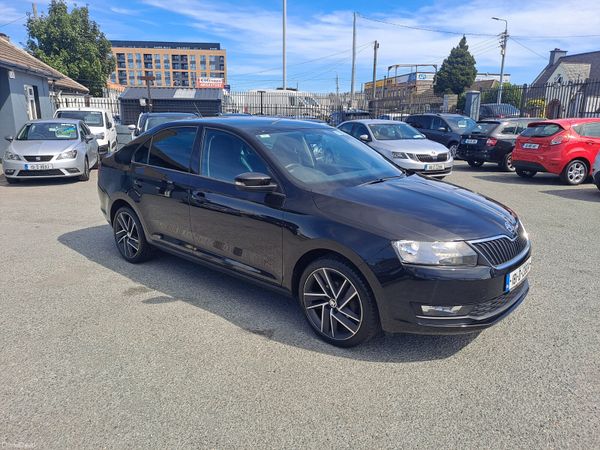 Skoda Rapid Saloon, Petrol, 2018, Black