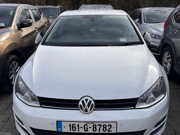 Volkswagen Golf Hatchback, Diesel, 2016, White