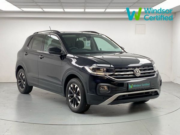 Volkswagen T-Cross Hatchback, Petrol, 2020, Black