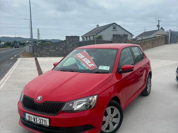 Skoda Fabia Hatchback, Petrol, 2018, Red
