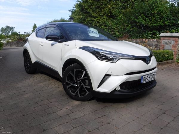 Toyota C-HR SUV, Petrol Hybrid, 2018, White