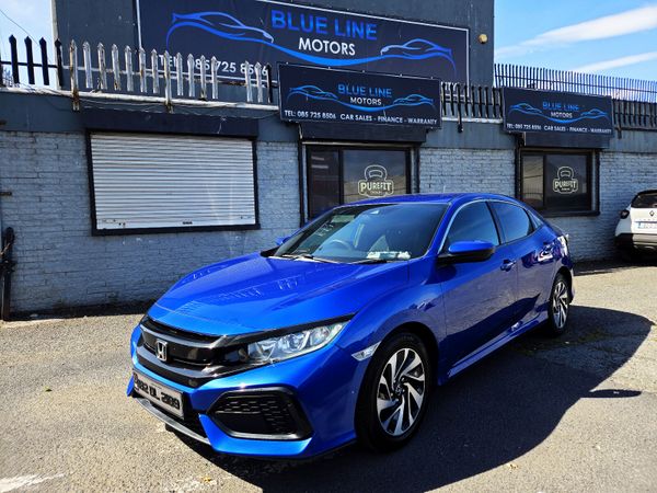 Honda Civic Hatchback, Petrol, 2018, Blue