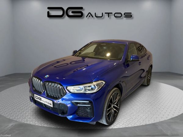 BMW X6 Coupe, Diesel Hybrid, 2022, Blue
