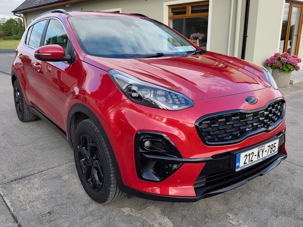 Kia Sportage SUV, Diesel Hybrid, 2021, Red