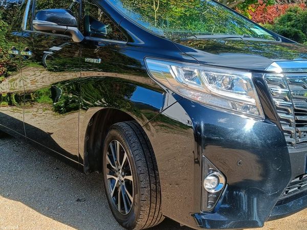 Toyota Alphard MPV, Petrol Hybrid, 2017, Black
