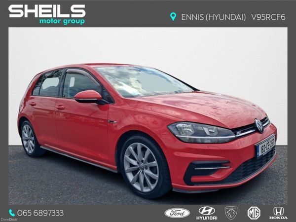 Volkswagen Golf Estate, Petrol, 2018, Red