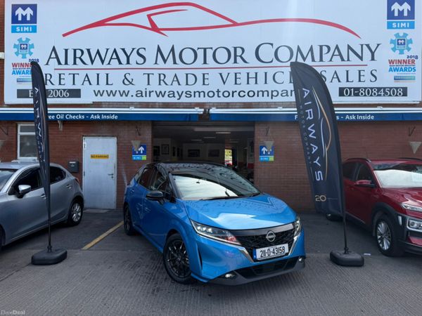 Nissan Note Hatchback, Petrol Hybrid, 2021, Blue