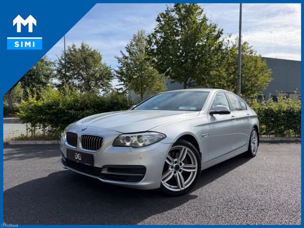 BMW 5-Series Saloon, Diesel, 2014, Silver