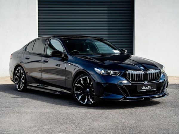 BMW 5-Series Saloon, Petrol Plug-in Hybrid, 2024, Blue