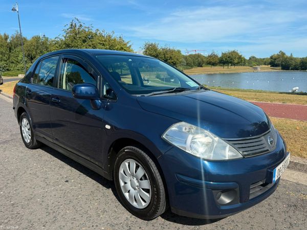 Nissan Tiida Saloon, Petrol, 2008, Blue