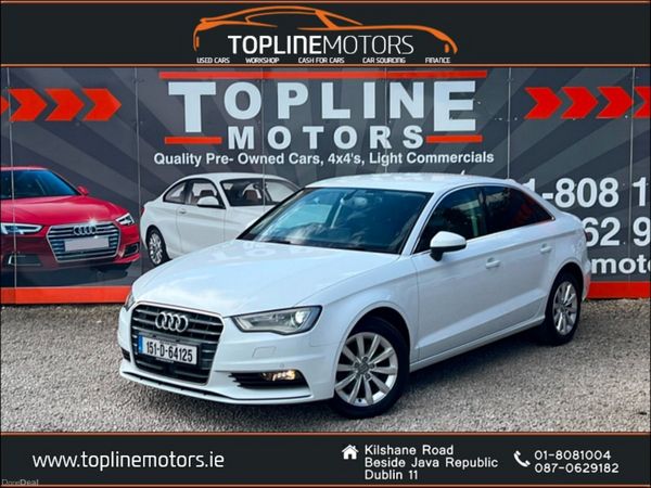 Audi A3 Saloon, Petrol, 2015, White