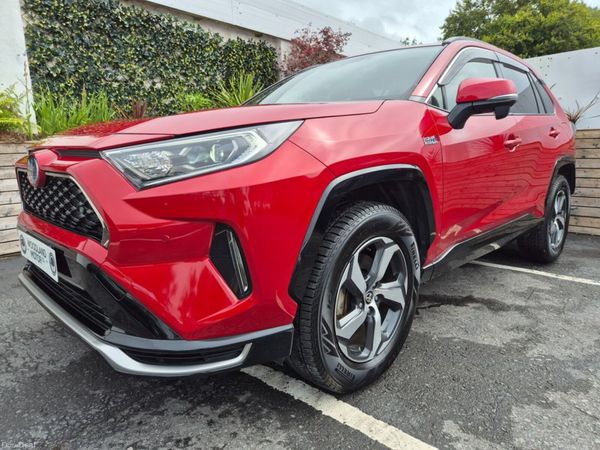 Toyota RAV4 SUV, Petrol Plug-in Hybrid, 2021, Red