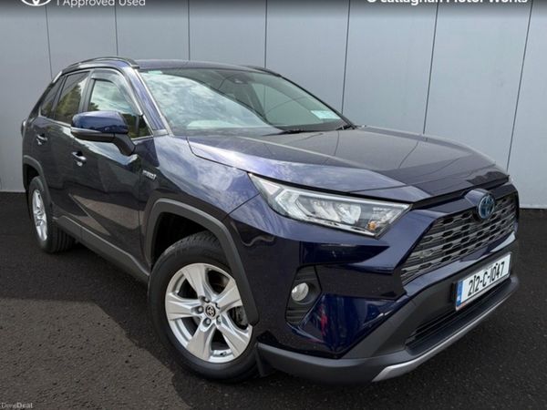 Toyota RAV4 SUV, Petrol Hybrid, 2021, Blue
