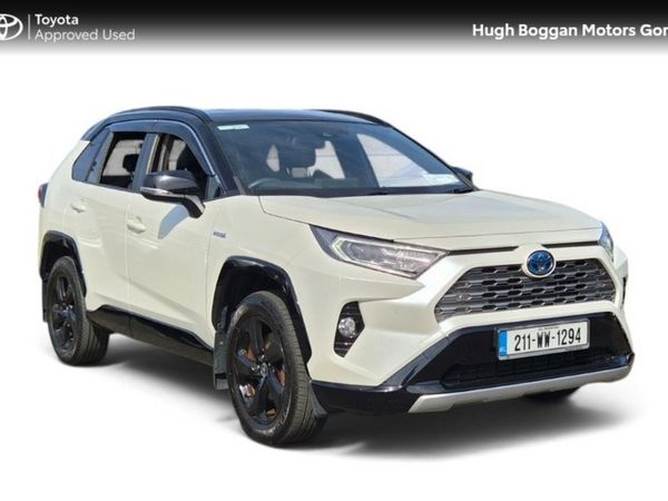 Toyota RAV4 SUV, Petrol Hybrid, 2021, White