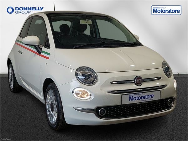 Fiat 500 Hatchback, Petrol, 2018, White