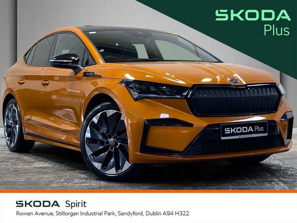 Skoda Enyaq Coupe, Electric, 2023, Orange