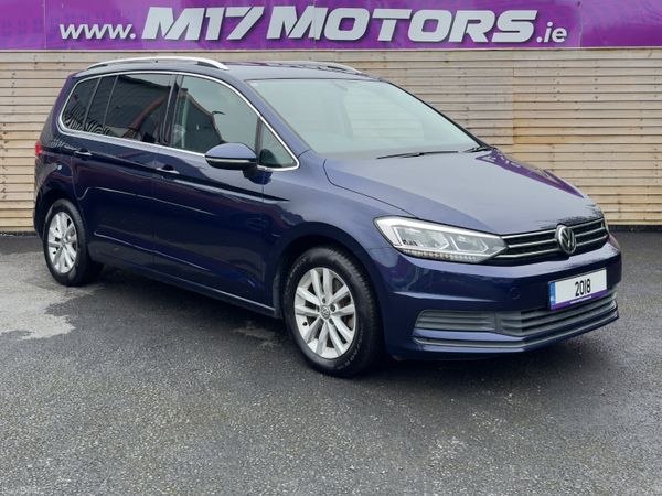 Volkswagen Touran MPV, Diesel, 2018, Blue