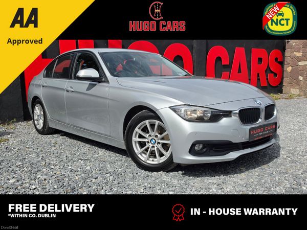 BMW 3-Series Saloon, Diesel, 2017, Silver