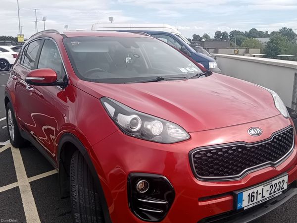 Kia Sportage SUV, Diesel, 2016, Red