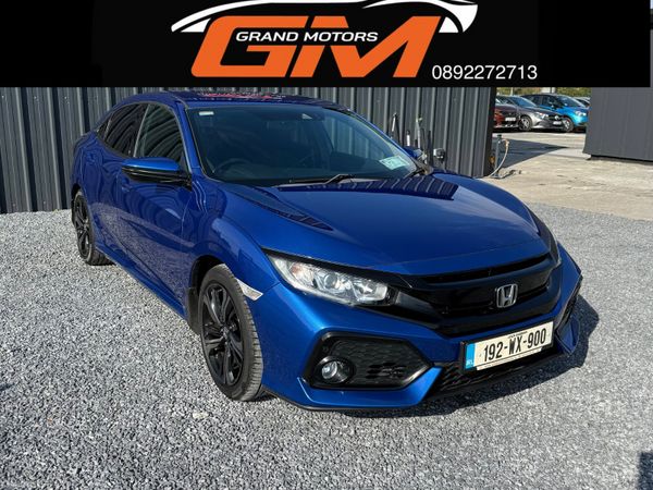 Honda Civic Hatchback, Petrol, 2019, Blue