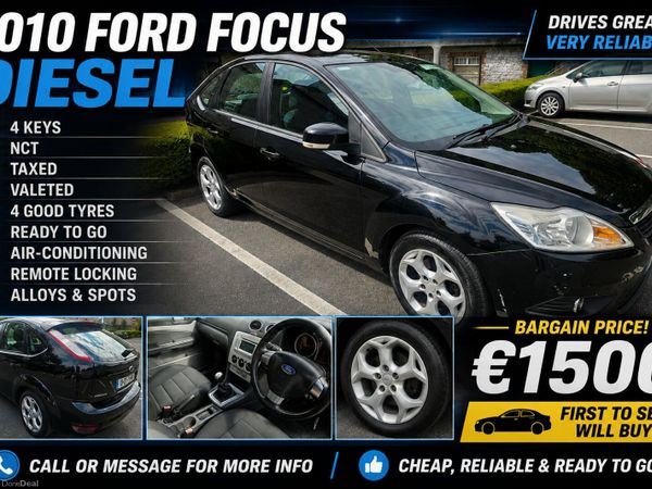 Ford Focus Hatchback, Diesel, 2010, Black