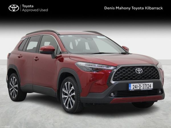 Toyota Corolla Cross SUV, Petrol Hybrid, 2024, Red