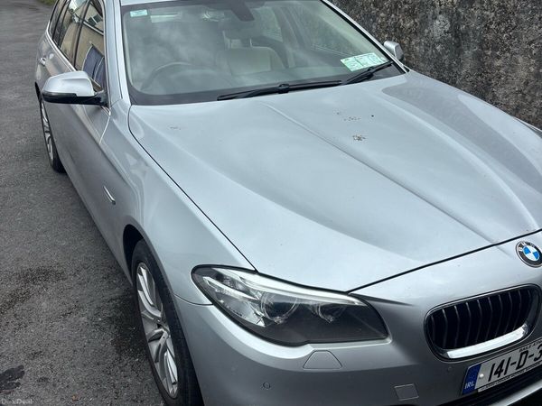 BMW 5-Series Estate, Diesel, 2014, Silver