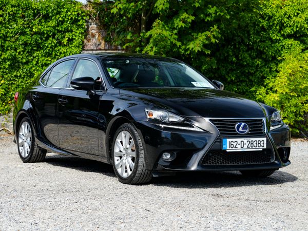 Lexus IS Saloon, Petrol Hybrid, 2016, Black