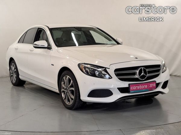 Mercedes-Benz C-Class Saloon, Petrol Plug-in Hybrid, 2018, White