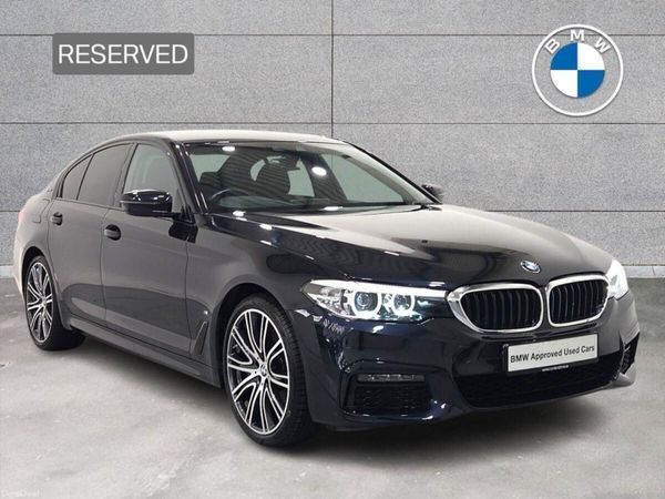 BMW 5-Series Saloon, Petrol Plug-in Hybrid, 2019, Black