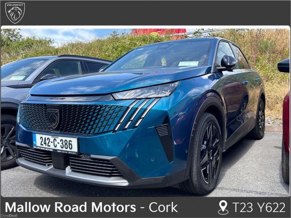 Peugeot 3008 MPV, Petrol Hybrid, 2024, Blue