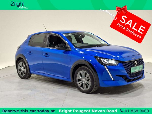 Peugeot 208 Hatchback, Electric, 2024, Blue