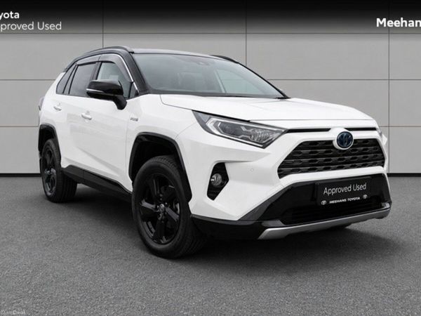 Toyota RAV4 SUV, Petrol Hybrid, 2021, White