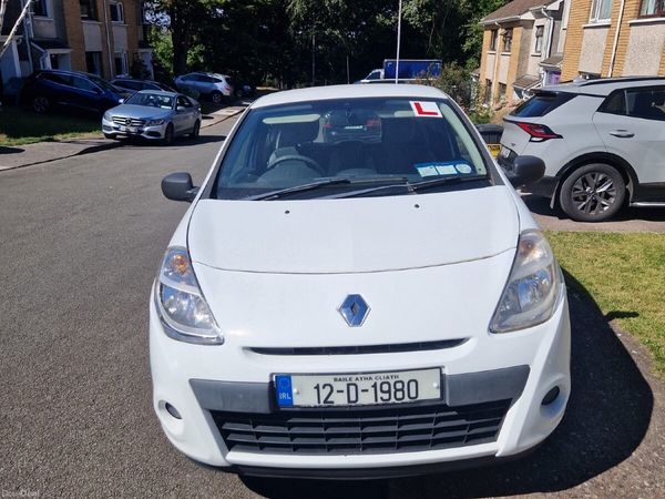 Renault Clio Hatchback, Ethanol Petrol, 2012, White