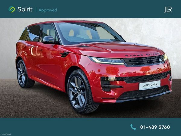 Land Rover Range Rover Sport SUV, Petrol Hybrid, 2025, Red
