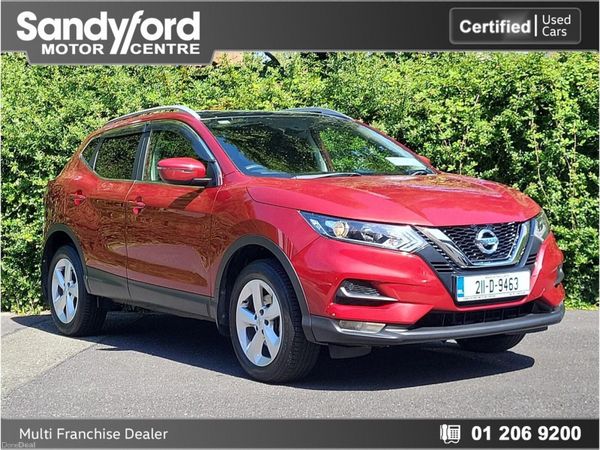 Nissan Qashqai SUV, Petrol, 2021, Red