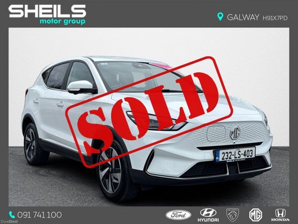 MG ZS Hatchback, Electric, 2023, White