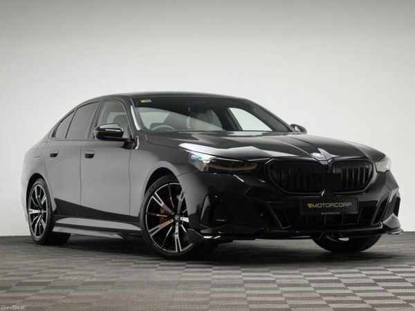 BMW 5-Series Saloon, Petrol Hybrid, 2026, Black