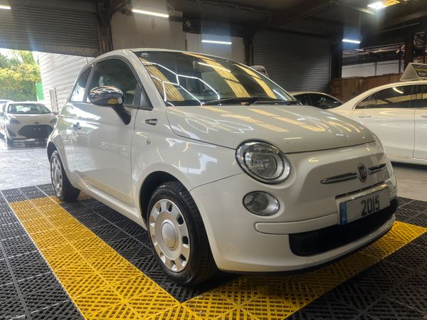 Fiat 500 Hatchback, Petrol, 2015, White