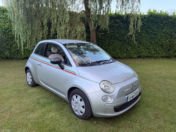 Fiat 500 Hatchback, Petrol, 2010, Silver
