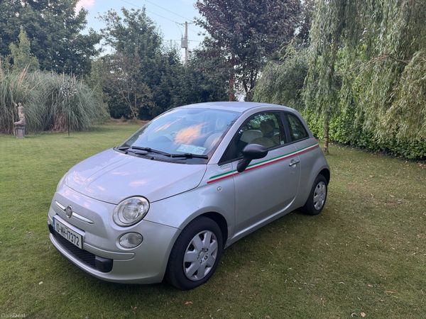 Fiat 500 Hatchback, Petrol, 2010, Silver