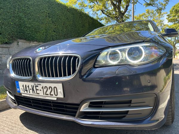 BMW 5-Series Saloon, Diesel, 2014, Blue