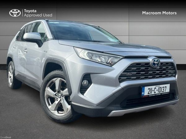 Toyota RAV4 SUV, Petrol Hybrid, 2021, Grey