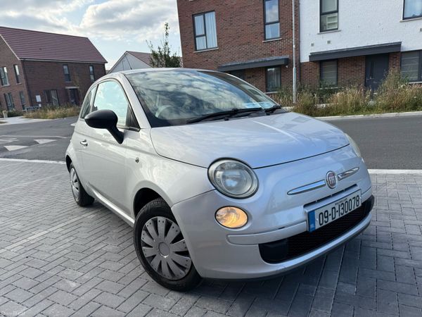 Fiat 500 Hatchback, Petrol, 2009, Silver