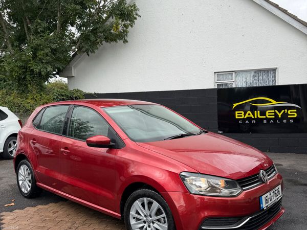 Volkswagen Polo Hatchback, Petrol, 2016, Red