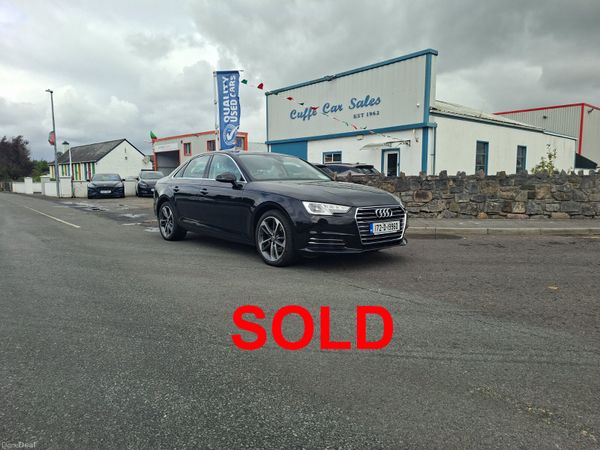 Audi A4 Saloon, Diesel, 2017, Black
