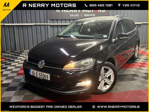 Volkswagen Golf Estate, Petrol, 2015, Black