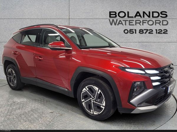 Hyundai Tucson SUV, Petrol Hybrid, 2024, Red