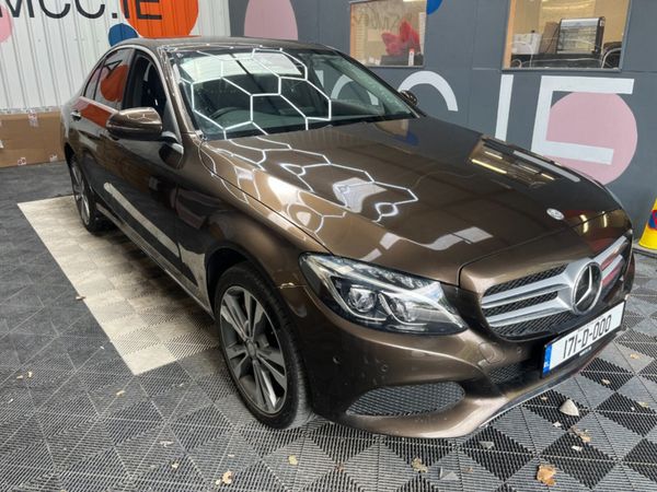 Mercedes-Benz C-Class Saloon, Electric, 2017, Brown