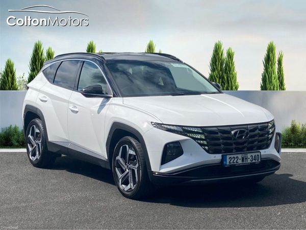 Hyundai Tucson SUV, Petrol Hybrid, 2022, White